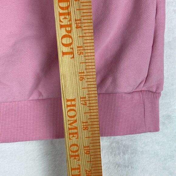 Guess Unicorn Sweater Girls Medium Pink Crewneck Pullover Sequin Casual - Picture 9 of 10